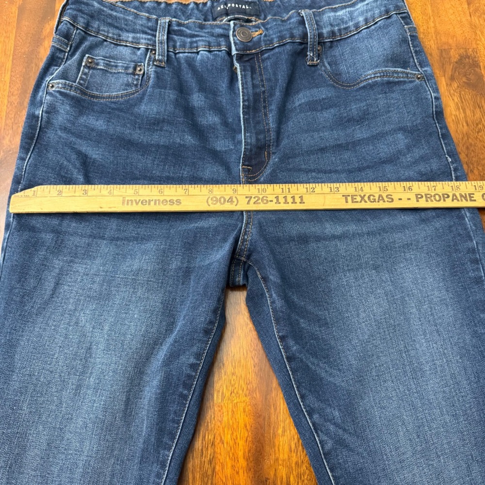 Aeropostale Womens High Rise Jegging Jeans Size 18 Long Dark Wash Blue‎ Stretch - Picture 12 of 12